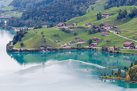 风景,布里恩茨,伯恩高地,区域,瑞士