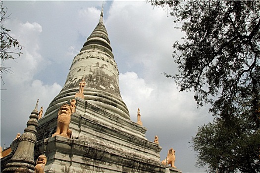 寺院,金边,柬埔寨