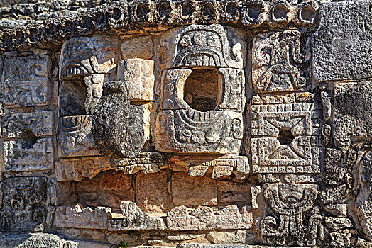 神,复杂,玛雅人遗址,尤卡坦半岛,墨西哥