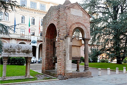 街道,中世纪,陵墓,帕多瓦,意大利