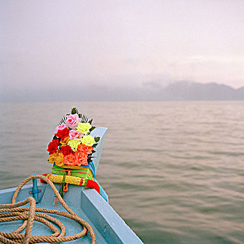 假的,花,防护,这,船,邪恶,海湾,泰国