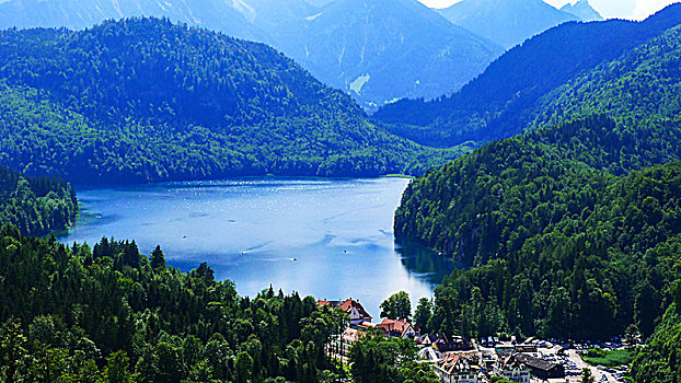 德国阿尔卑斯湖