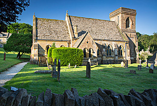 教堂,科茨沃尔德,格洛斯特郡,英格兰