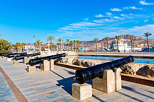 卡塔赫纳,大炮,博物馆,港口,穆尔西亚,西班牙