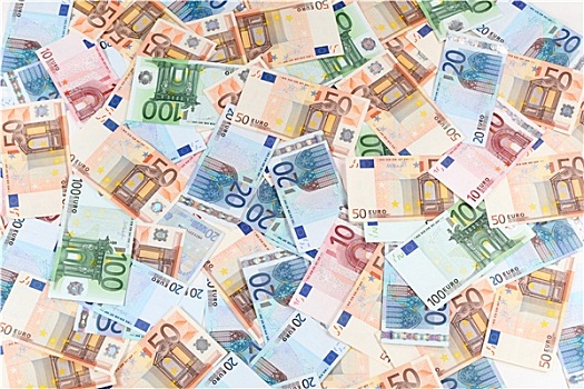 50,100欧元,钞票,背景