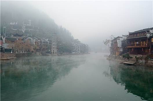 中国,河,风景