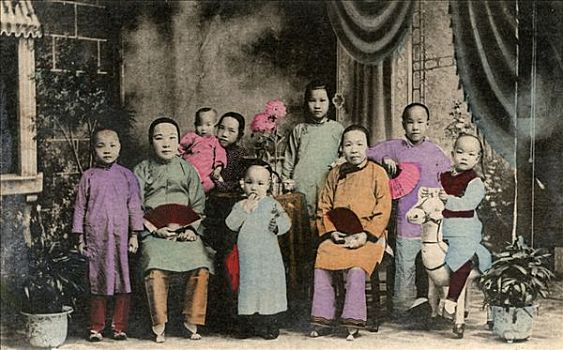 中国人,家庭,香港,20世纪