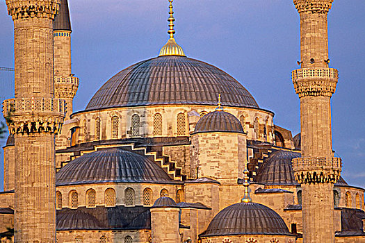 土耳其,伊斯坦布尔,苏丹艾哈迈德清真寺,清真寺,蓝色清真寺