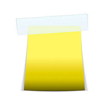 黄色,纸,标签,留言,胶带,影子