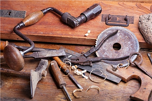 旧式,木工,工具