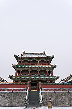 风雪,古建筑,中国,故宫