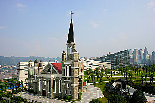 教堂,重庆,中国,亚洲