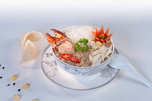 蟹肉,汤,鸟窝,中国,碗