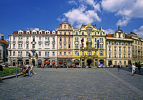 巴洛克,老城广场,布拉格,捷克共和国