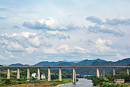 山间高铁桥