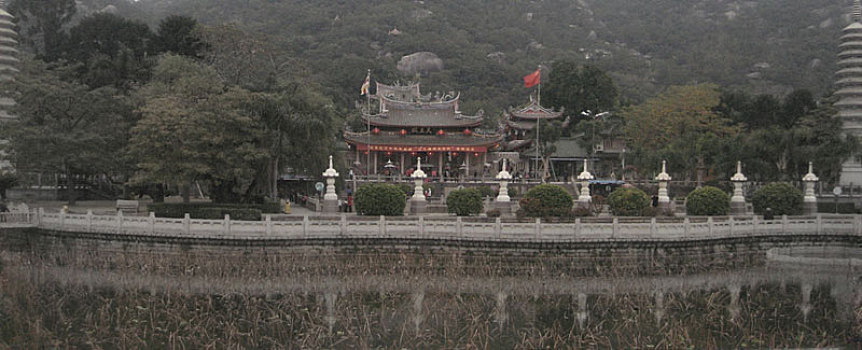 中国福建厦门南普陀寺外全景