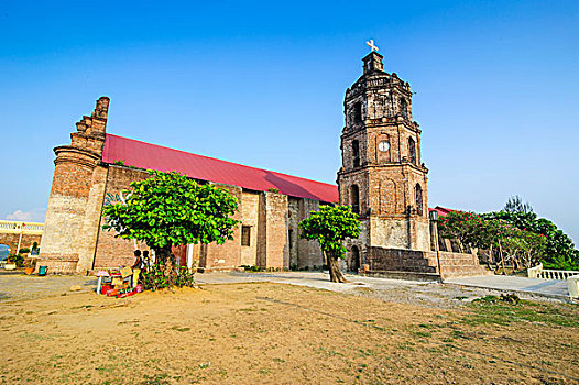 世界遗产,圣马利亚,教堂,北方,吕宋岛,菲律宾
