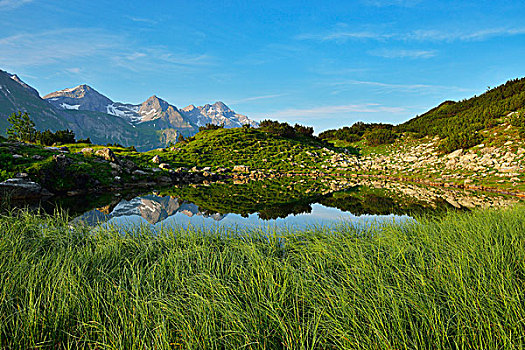 高山湖,阿尔卑斯山,斯瓦比亚,巴伐利亚,德国