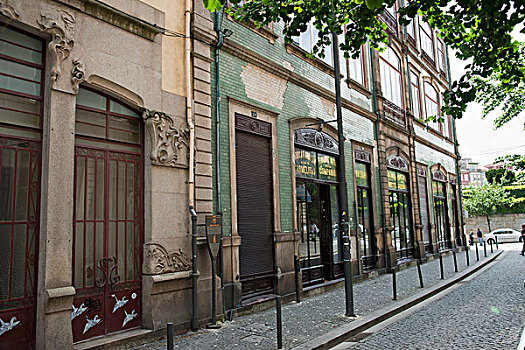 建筑,城市街道,巴黎,波尔图,葡萄牙