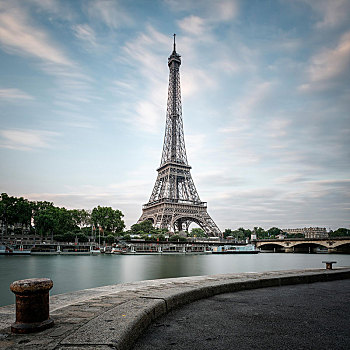 埃菲尔铁塔,塞纳河,巴黎,法国,欧洲