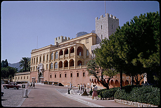 宫殿,摩纳哥城,摩纳哥,建筑,历史