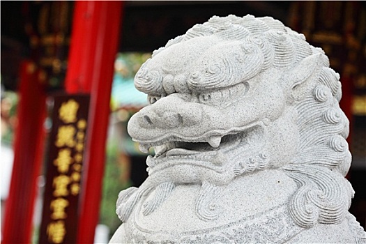 中国狮子,雕塑,黃大仙祠