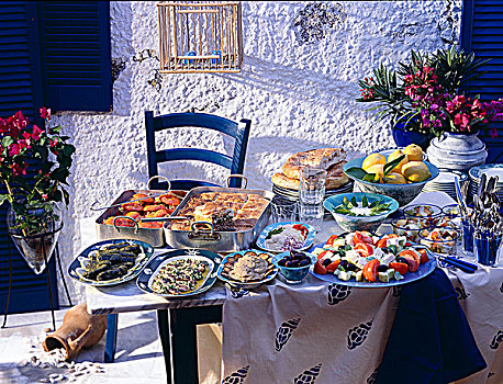希腊,自助餐
