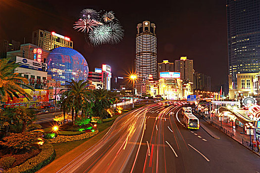 徐家汇商业中心夜景