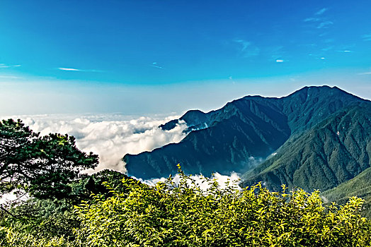 江西省九江市庐山含鄱口风景区自然景观