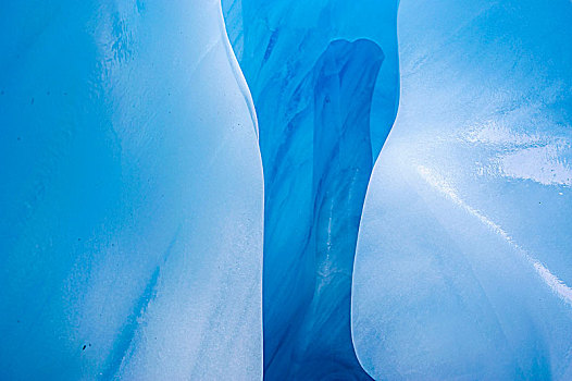 冰,洞穴,福克斯冰川,南岛,新西兰