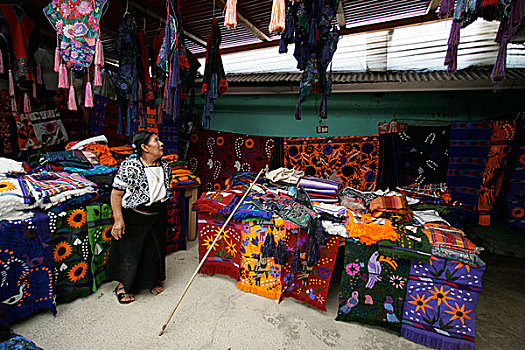 工艺品,恰帕斯,墨西哥,十二月,2007年
