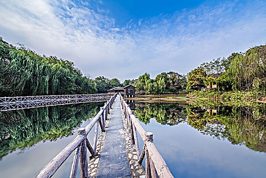 江西省景德镇市的得雨生态园自然景观