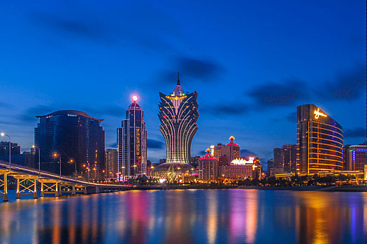 澳门葡京夜景