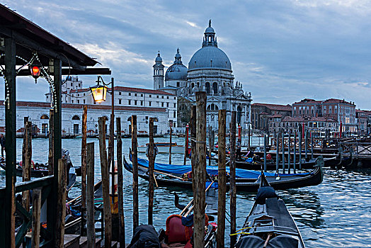 威尼斯,风景,大教堂,圣马利亚,行礼,小船