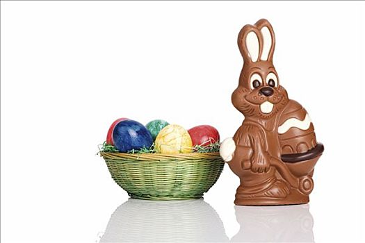 复活节巧克力兔,复活节草巢