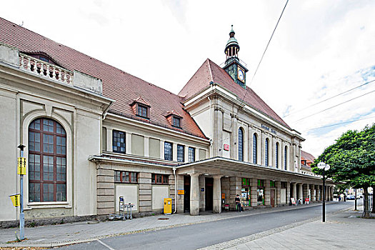 火车站,萨克森,德国,欧洲