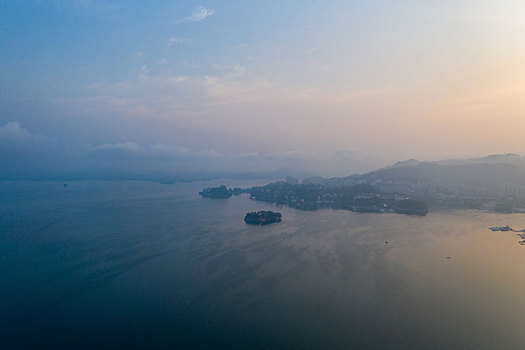 航拍千岛湖风景