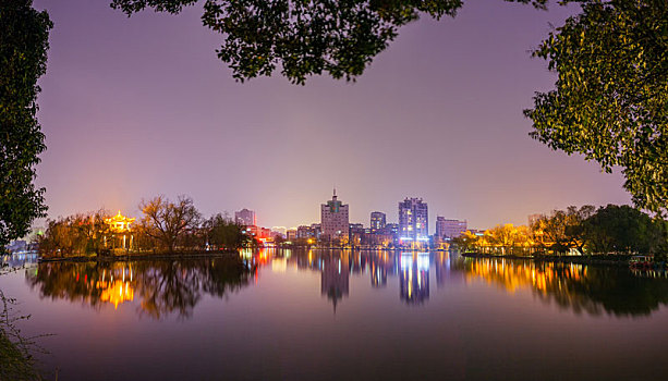 夜色,荆州,江津,很美丽
