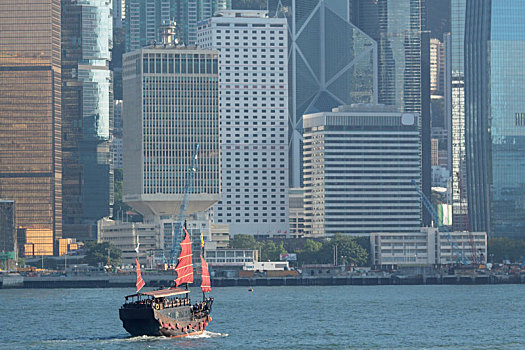 帆船,船,香港
