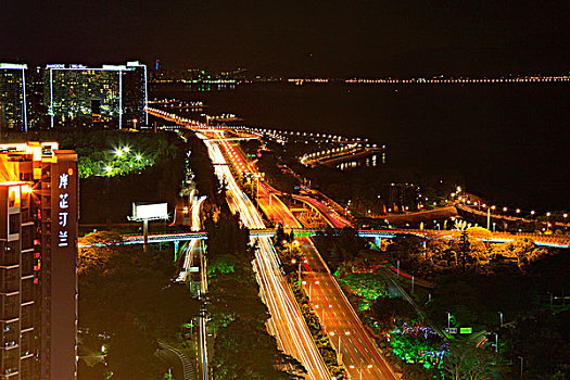 深圳滨海大道夜景