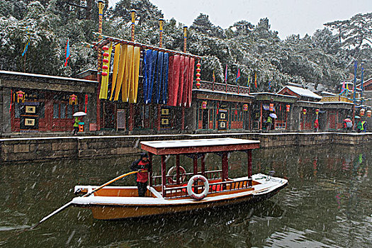 颐和园雪景