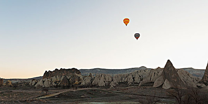 热气球,空中,土耳其