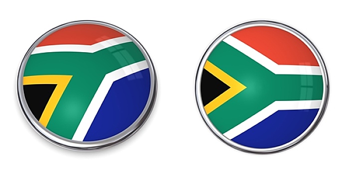 旗帜,扣,南非