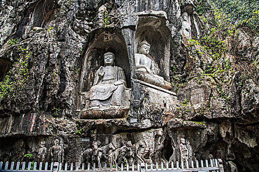 杭州灵隐寺飞来峰石窑摩崖造像