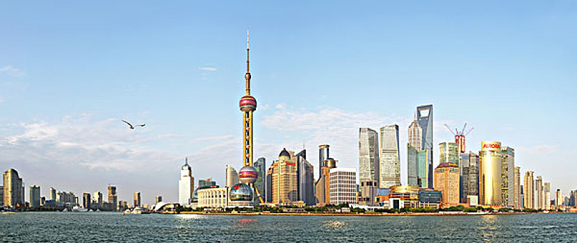 上海陸家嘴外灘 全景
