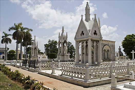墓地,哈瓦那,古巴,加勒比海