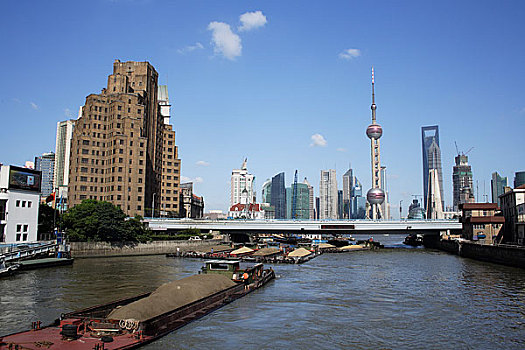 上海外滩苏州河