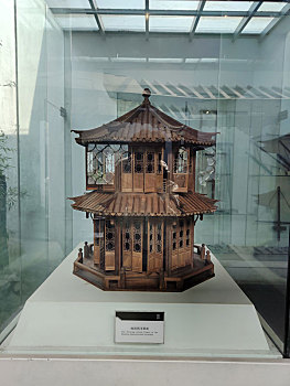苏州园林博物馆,拙政园浮翠阁烫样模型