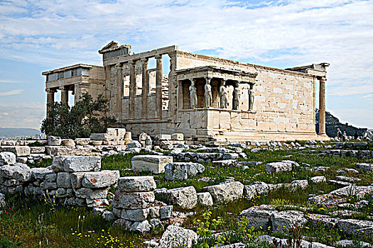 伊瑞克提翁神庙,卫城,雅典,希腊