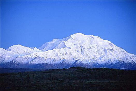 山,麦金利山,阿拉斯加,美国